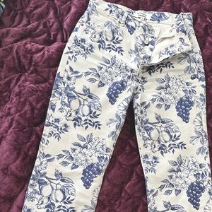 NWOT Cynthia Toile High Rise Straight Jeans